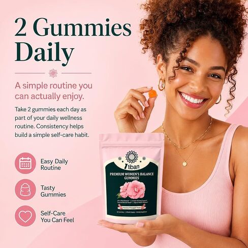 Pineapple Gummies for Women pH Balance, Feminine Probiotics for Vaginigal Health, Nutrition Feminine Gummies, Immune Support, Vegan, Gluten-Free, Hawaiian Pineapple 60 Gummies 30 Servings in Saudi Arabia