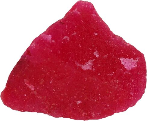 REAL-GEMS 73.5 Ct Natural Royal Red Ruby Raw Rough Loose Gemstone for Lapidary AXD-766 in Kuwait