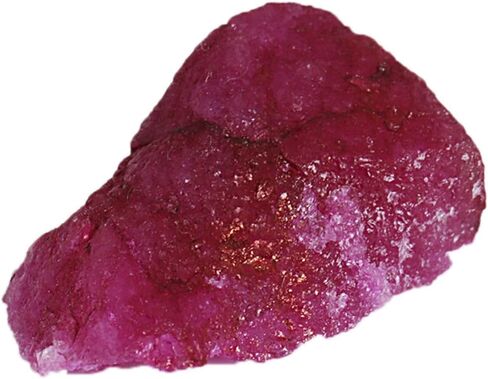 REAL-GEMS 73.5 Ct Natural Royal Red Ruby Raw Rough Loose Gemstone for Lapidary AXD-766 in Kuwait