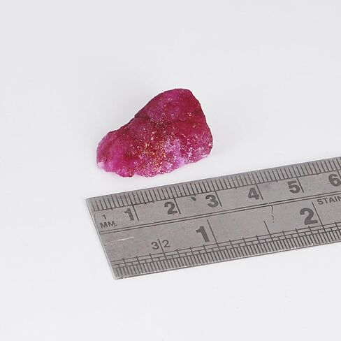 REAL-GEMS 73.5 Ct Natural Royal Red Ruby Raw Rough Loose Gemstone for Lapidary AXD-766 in Kuwait