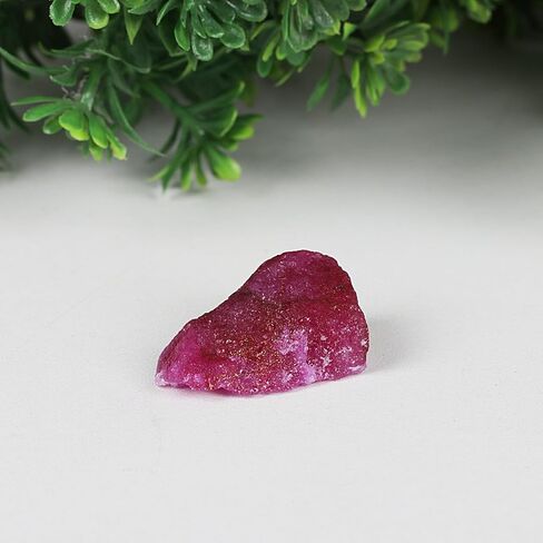 REAL-GEMS 73.5 Ct Natural Royal Red Ruby Raw Rough Loose Gemstone for Lapidary AXD-766 in Kuwait