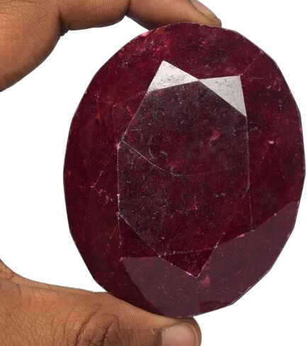 GEMHUB ياقوتة حمراء نادرة وضخمة من فئة المتاحف، حوالي 1234.00 قيراطًا من الياقوت القابل للجمع، حجر كريم ياقوت أحمر طبيعي معتمد in Kuwait