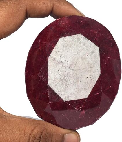 GEMHUB ياقوتة حمراء نادرة وضخمة من فئة المتاحف، حوالي 1234.00 قيراطًا من الياقوت القابل للجمع، حجر كريم ياقوت أحمر طبيعي معتمد in Kuwait