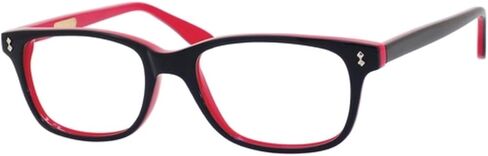 Ernest Hemingway 4617 Shiny Black/Red 52mm Eyeglasses, Size 52-17-140 B36 in Saudi Arabia