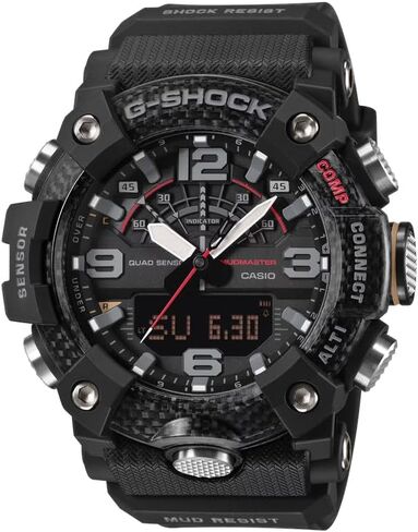 G-Shock GGB100X-1A Master of G Mudmaster Quad Sensor Heavy Duty Carbon Black in Kuwait