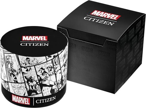 Citizen Men's Eco-Drive Marvel Spider Man Watch in Stainless Steel, Spider Man Art Blue and Red Dial (Model: CA0429-53W) in Kuwait