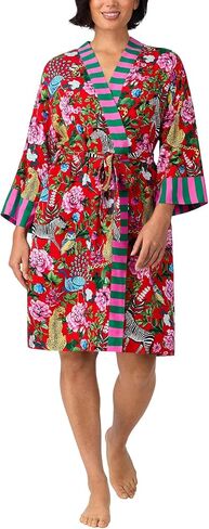Room Service Women’s Lightweight Rayon Kimono Robe with Pockets and Tie Waist in Saudi Arabia