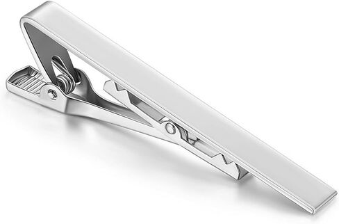 Classic Tie Clip Tie Bar Clasps Pins Necktie Regular Ties for Men Wedding Business Formal Events Daily Life Accessories in Saudi Arabia