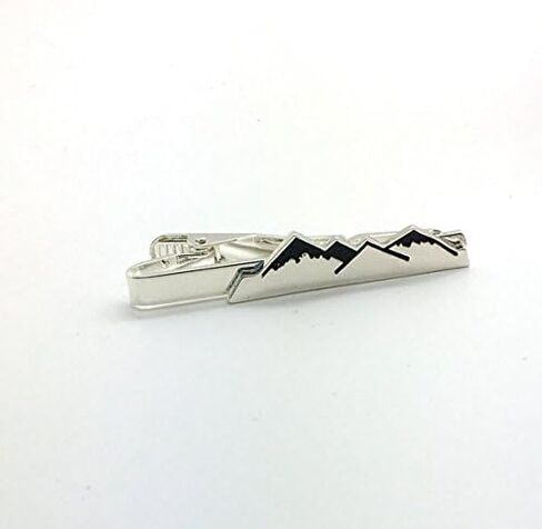 Doodle Beads Mountain Tie Bar, Sacred Title of Father, Gift for Dad, Mountain Tie Clip in Saudi Arabia
