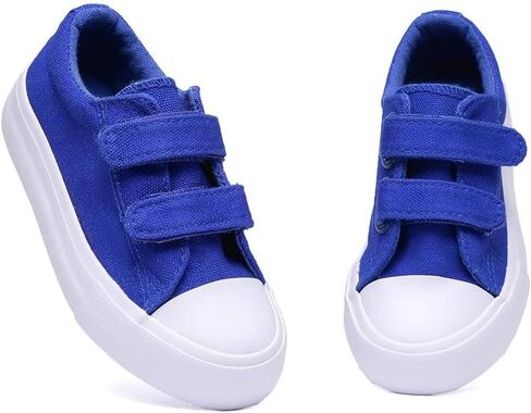 EMMA NEW YORK Toddler Sneakers Canvas Toddler Shoes for Girls and Boys, Hook and Loop Kid Sneaker in Kuwait