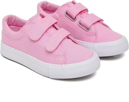 EMMA NEW YORK Toddler Sneakers Canvas Toddler Shoes for Girls and Boys, Hook and Loop Kid Sneaker in Kuwait