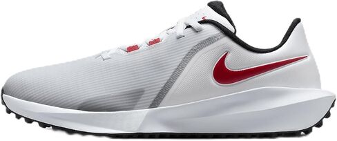 حذاء الجولف Nike Infinity G NN (عريض) (FN0565-101، أبيض/بلاتيني نقي/أسود/أحمر جامعي) مقاس 10 in Kuwait