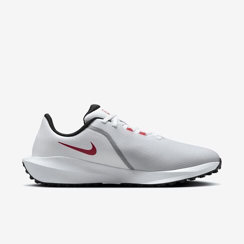 حذاء الجولف Nike Infinity G NN (عريض) (FN0565-101، أبيض/بلاتيني نقي/أسود/أحمر جامعي) مقاس 10 in Kuwait