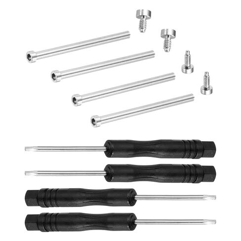 PATIKIL Smart Watch Screw Accessory, 2Pcs Smart Metal Replacement Screws Rods with Screwdrivers Repair Tool Watch Band Adapter for Fenix 5X, Silver in Kuwait