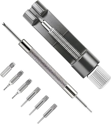 Watch Link Removal kit, Watch Band Adjust and Pin Remover for Sizing Metal Bracelets, Professional Watch Repair Kit with Extra Replacement in Saudi Arabia