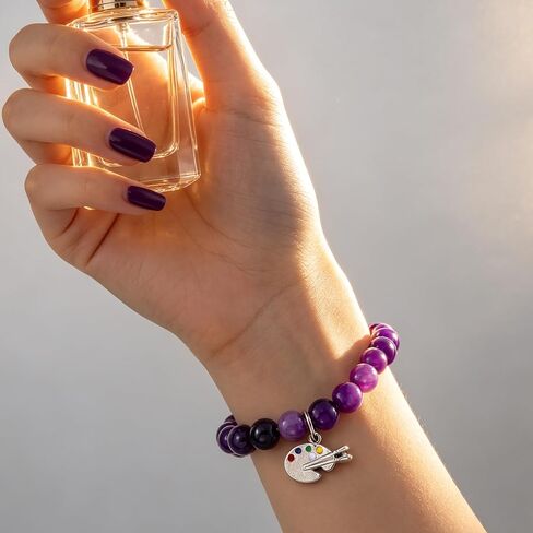 HUTIMY Artist Gifts Painter Artistic Bracelets for Women Friends | Painters Jewelry, Art Bracelet Art Student Graduation Gift in Kuwait