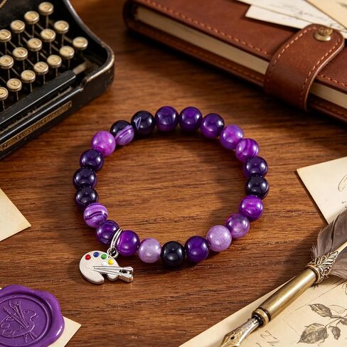 HUTIMY Artist Gifts Painter Artistic Bracelets for Women Friends | Painters Jewelry, Art Bracelet Art Student Graduation Gift in Kuwait