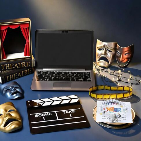 Tondiamo 10 Sets 2026 Theater Gifts Drama Mask Bracelet Graduation Musical Theater Gifts with Greeting Cards Comedy Tragedy Masks Bracelet for Women Actor in Kuwait