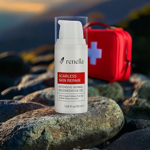 Natural Wound Care & Burn Gel – First Aid Gel for Cuts, Scrapes & Burns – Advanced Skin Repair Ointment & Cream Alternative– Stable at Room Temperature – Soothing Film-Forming Barrier – Fragrance-Free in Kuwait