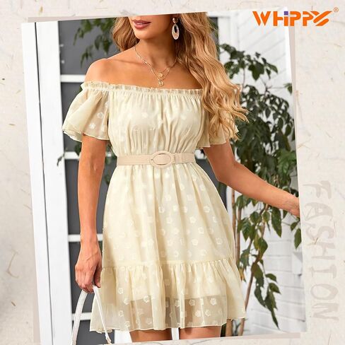 WHIPPY Women Straw Woven Elastic Stretch Waist Belt, Boho Braided Skinny Dress Belts for Women in Kuwait
