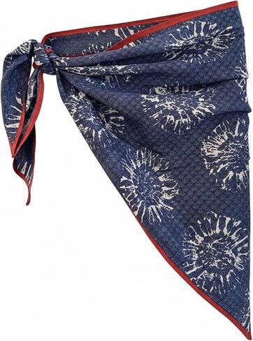 Seyurigaoka Scarf Belts for Women Waist Wrap Triangle Scarf Patterned Silk Satin Belt Boho Hip Scarfs y2k Accessories in Kuwait