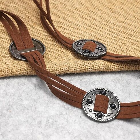 Women Knotted Waist Belt Bohemian Style Tassel Belt Vintage PU Leather Belts for Dresses in Saudi Arabia