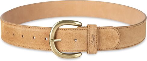 Womens Round Cut Edge Logo Loop Jean Belt in Saudi Arabia