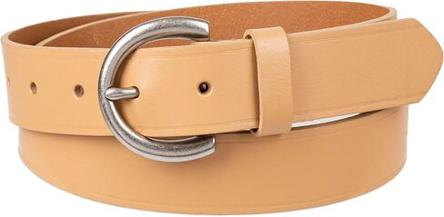 Womens Round Cut Edge Logo Loop Jean Belt in Saudi Arabia