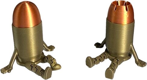 LBH MARKET Bullet Buddies Desk Decor (2 Pack) – Funny Gift for Gun Lovers & Hunters – Man Cave & Office Desk Decor – Novelty Shooting Gift in Saudi Arabia