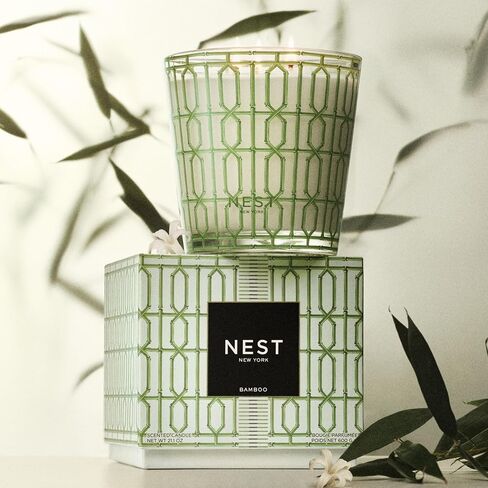 NEST New York Scented Decorative 3-Wick Candle, Bamboo - 21.1 oz in Saudi Arabia