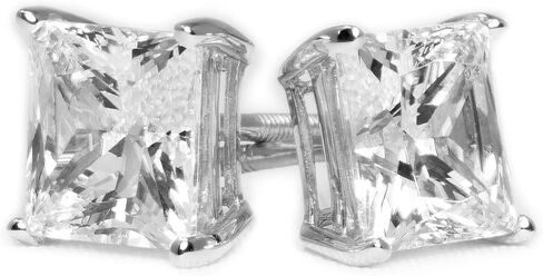 14k Gold GRA Moissanite & IGI Lab Grown Diamond Earrings for Women & Men, Stud & Drop Leverback Styles, VVS1 D Color - Luxury Gift Box Included in Saudi Arabia