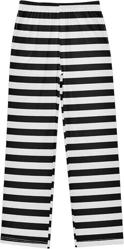 Retro African Tribal Boys Long Pants Soft Trousers Elastic Waist Kids Lounge Bottoms with Pockets S-XL in Kuwait