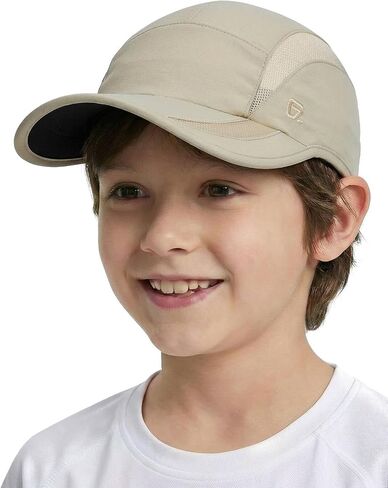 GADIEMKENSD Kids Sports Basebll Cap - Breathable Mesh Cooling Quick-Dry, Water-Repellent, UPF50+, Anti-Glare in Kuwait
