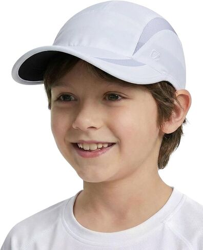 GADIEMKENSD Kids Sports Basebll Cap - Breathable Mesh Cooling Quick-Dry, Water-Repellent, UPF50+, Anti-Glare in Kuwait