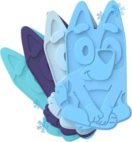 عبوات ثلج Bentgo + BLUEY قابلة لإعادة الاستخدام - عبوات ثلج رفيعة سريعة التجميد لصناديق الغداء وحقائب الغداء والمبردات - عبوات متعددة الألوان من 4 قطع (أزرق) in Kuwait