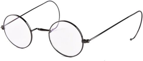 إطار نظارات Agstum Retro صغير مستدير ذو حافة سلكية نادرة in Kuwait