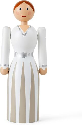 Kay Bojesen Bride Wooden Figurine | Painted FSC Beech | 6.7 in in Saudi Arabia