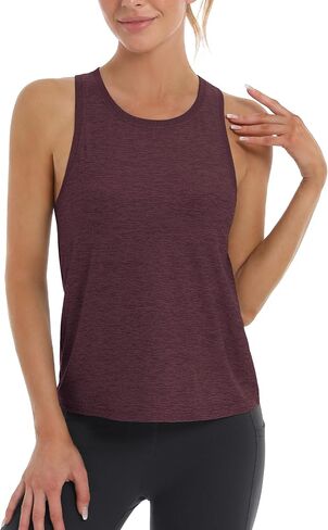 Stelle Womens Tank Tops Workout Gym Exercise Athletic Yoga Tops Racerback Running Tank Top Loose Fit in Kuwait