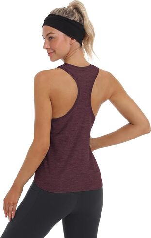 Stelle Womens Tank Tops Workout Gym Exercise Athletic Yoga Tops Racerback Running Tank Top Loose Fit in Kuwait