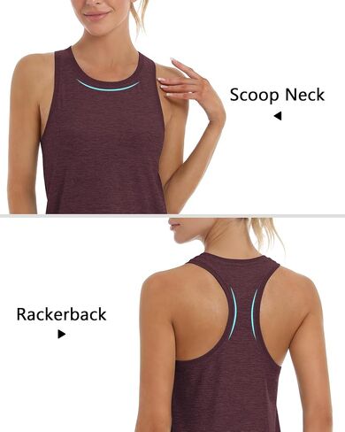 Stelle Womens Tank Tops Workout Gym Exercise Athletic Yoga Tops Racerback Running Tank Top Loose Fit in Kuwait