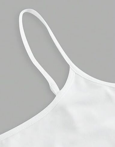 Women's Sleeveless Crop Camisole 3 Packs Spaghetti Strap Tank Tops Slim Fit Cami Shirts in Kuwait