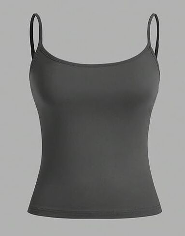 Women's Sleeveless Crop Camisole 3 Packs Spaghetti Strap Tank Tops Slim Fit Cami Shirts in Kuwait