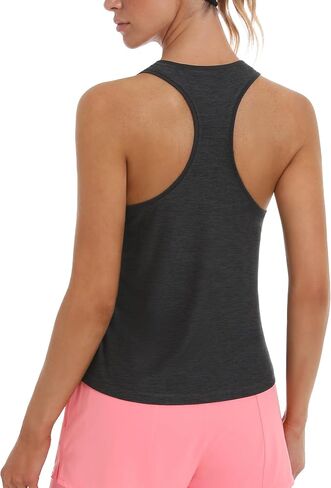 Stelle Womens Tank Tops Workout Gym Exercise Athletic Yoga Tops Racerback Running Tank Top Loose Fit in Kuwait