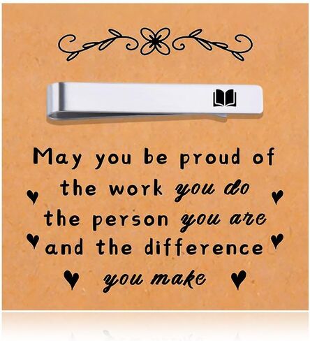 Policeman Veterinarian Christmas Gifts for Firefighter Lawyer Tie Clip for Librarian Appreciation Gift for Realtor Fireman in Kuwait