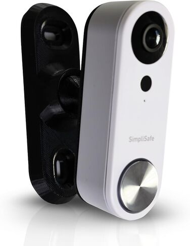 SplashNColor Adjustable Wall Mount for SimpliSafe Doorbell Latest Gen, Compatible with SimpliSafe Camera Home Security System, Secure Mount to Optimize Viewing Angle, Easy Install Kit & Outdoor Safe in Kuwait