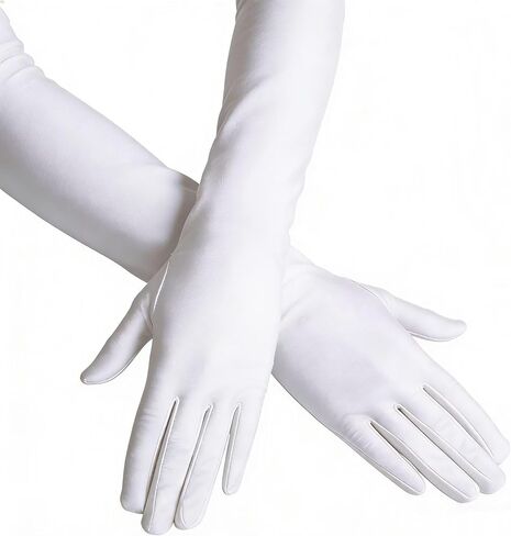 Long Black Opera Gloves for Women Formal 1920s Accessories Stretchy Elbow Length Gloves Costumes for Dress in Kuwait