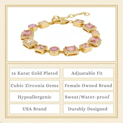 Amour Pink Solstice Bracelet (Gold) in Saudi Arabia
