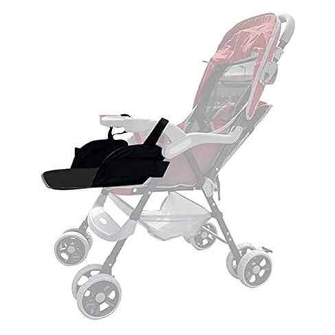 Baby Stroller Footrest Extension Universal Stroller Footstool Support Accessory for Baby Needs (Black) in Kuwait