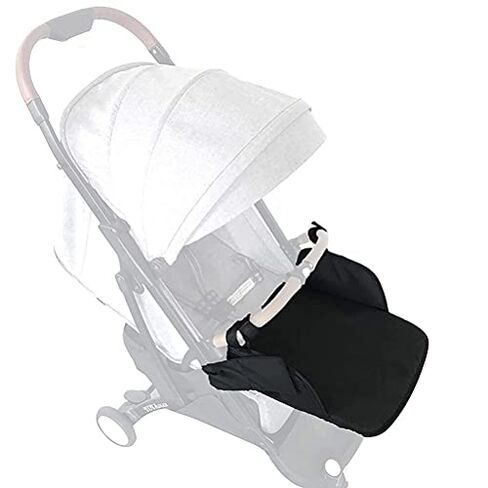 Baby Stroller Footrest Extension Universal Stroller Footstool Support Accessory for Baby Needs (Black) in Kuwait