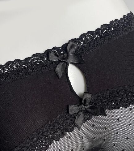 Ultra Soft Mens polka dot Lace Underwear, Sexy Sissy Pouch Panties Femboy Lingerie With Bow in Saudi Arabia